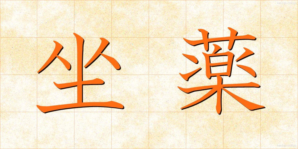 坐薬 (ざやく)