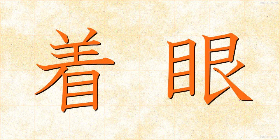 着眼 (ちゃくがん)