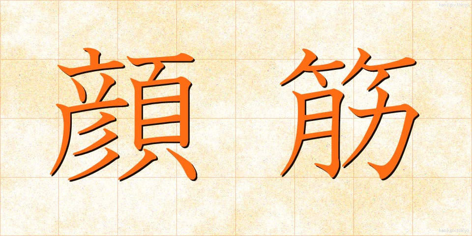 顔筋 (がんきん)