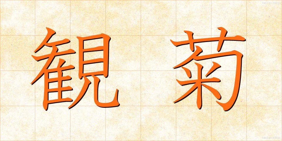 観菊 (かんぎく)