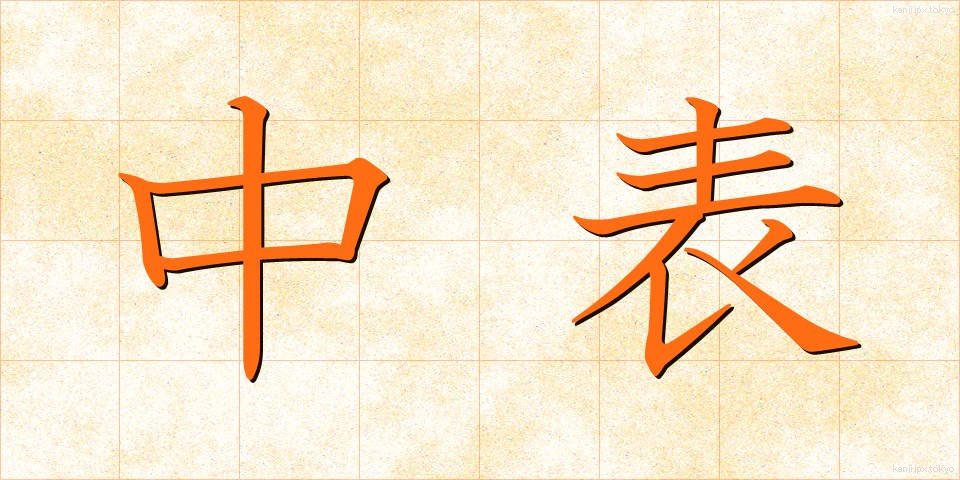中表 (なかおもて)