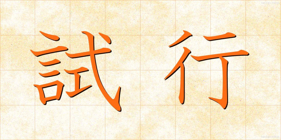試行 (しこう)