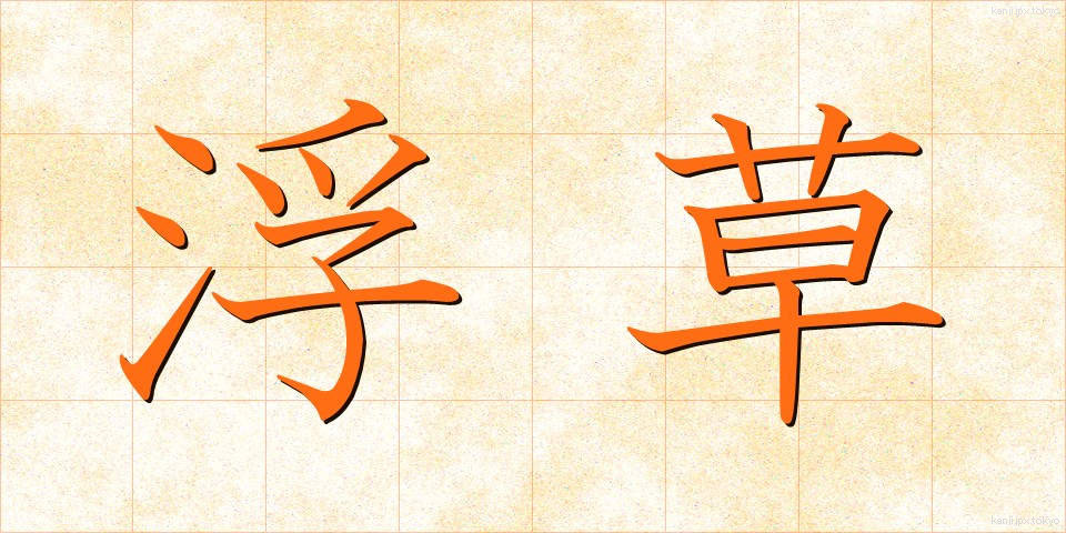 浮草 (うきくさ)