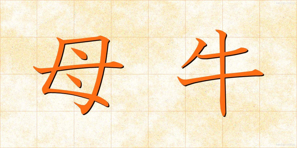 母牛 (ぼぎゅう)