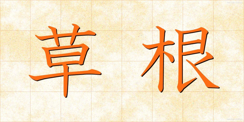 草根 (そうこん)