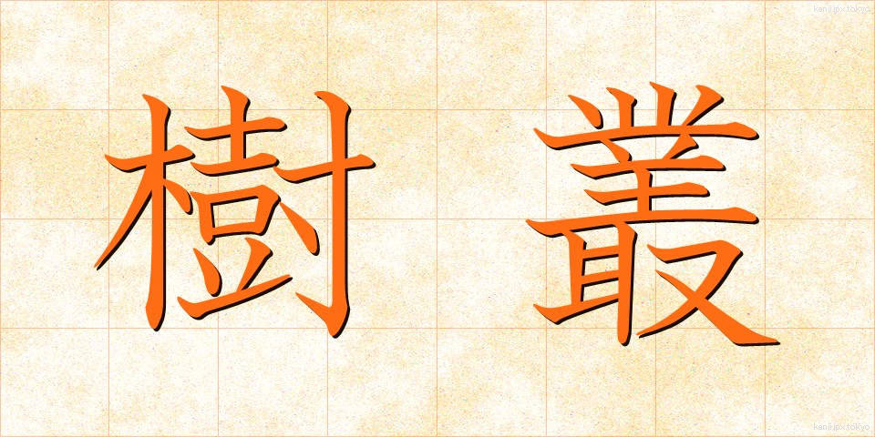 樹叢 (じゅそう)