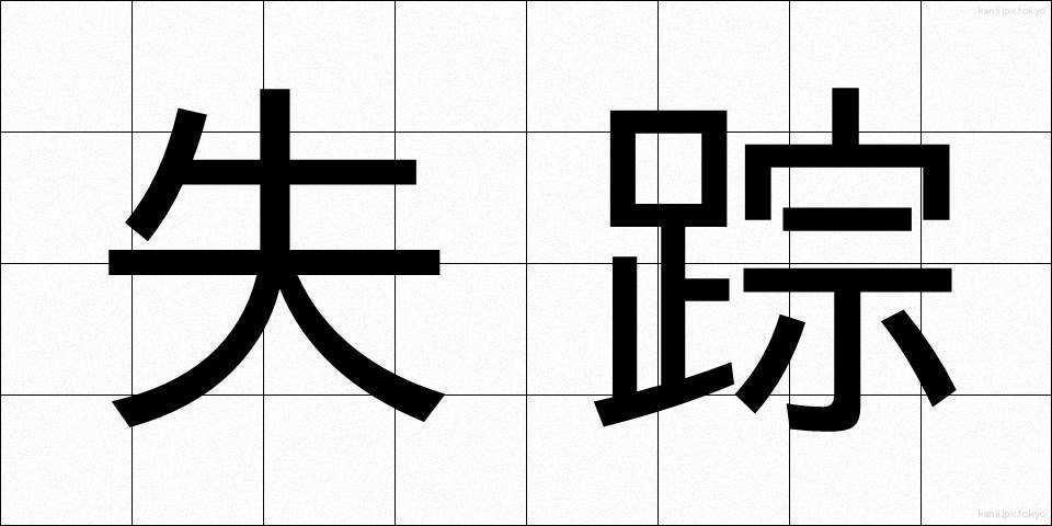 失踪 (しっそう)