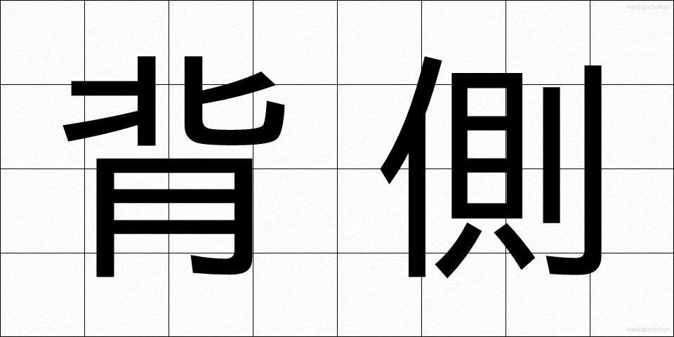 背側 (はいそく)