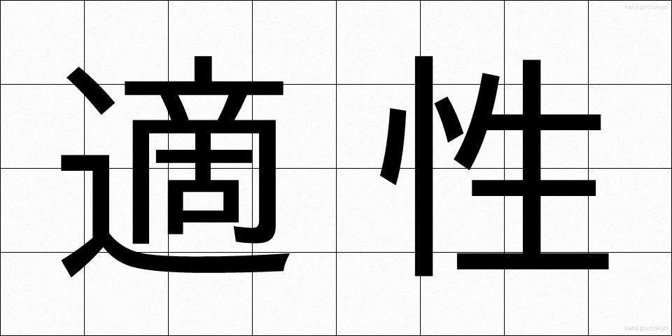 適性 (てきせい)