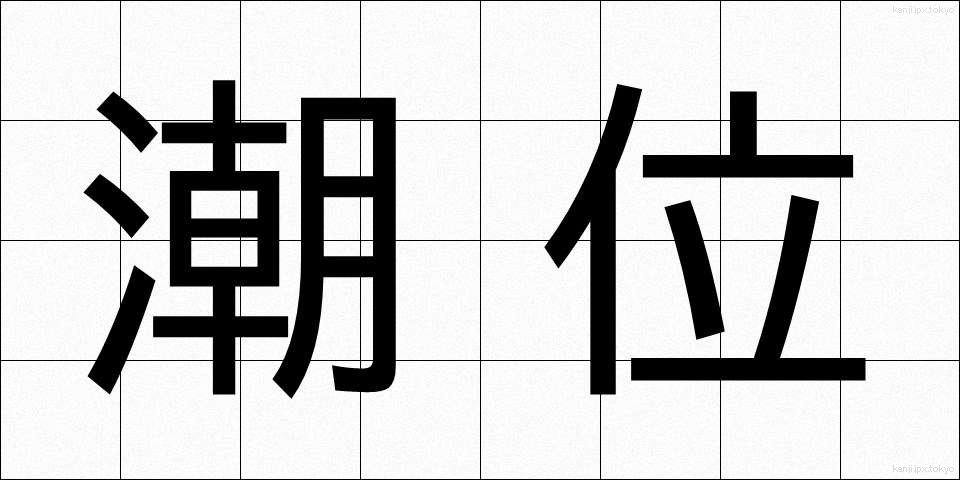 潮位 (ちょうい)