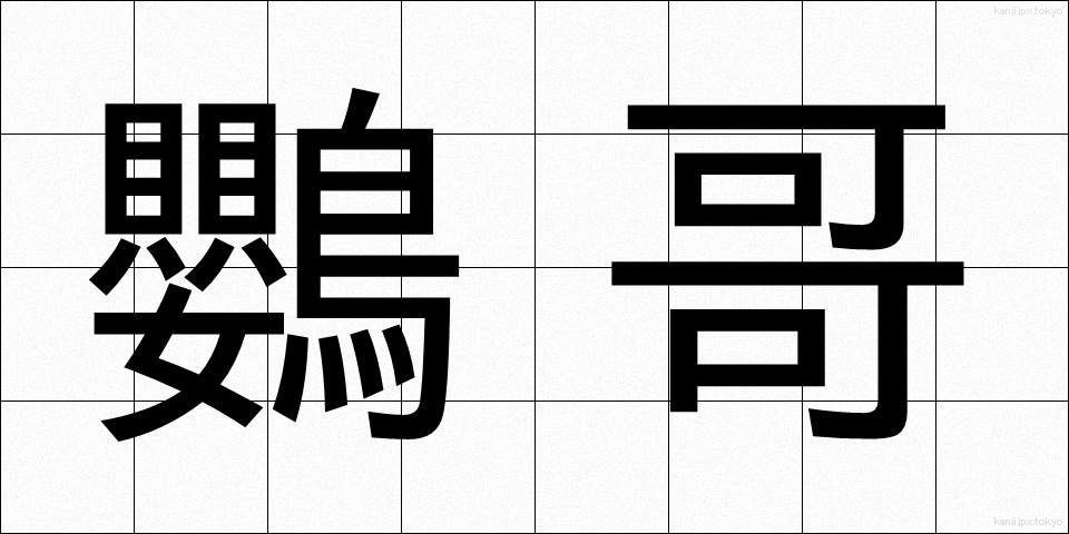 鸚哥 (いんこ)