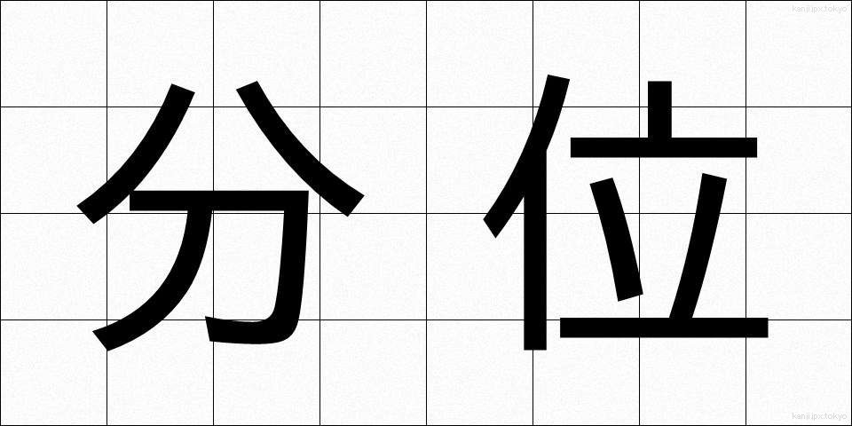 分位 (ぶんい)