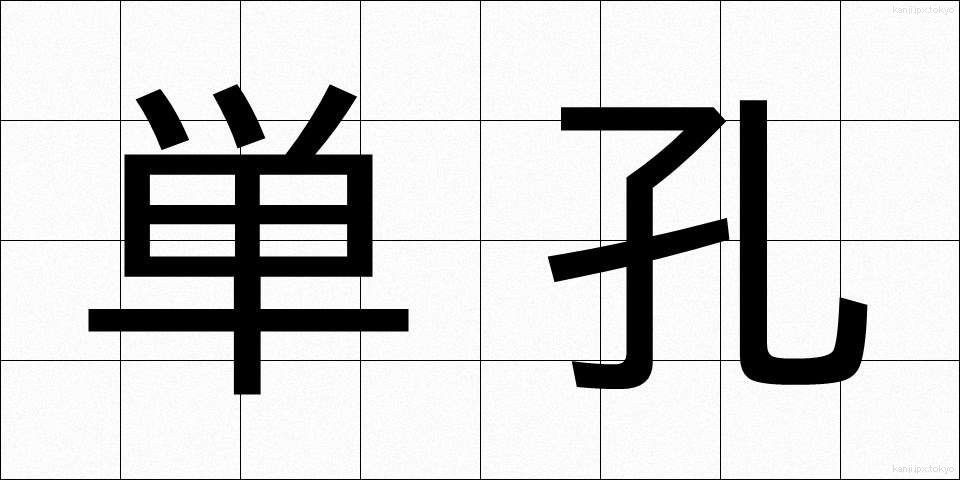 単孔 (たんこう)