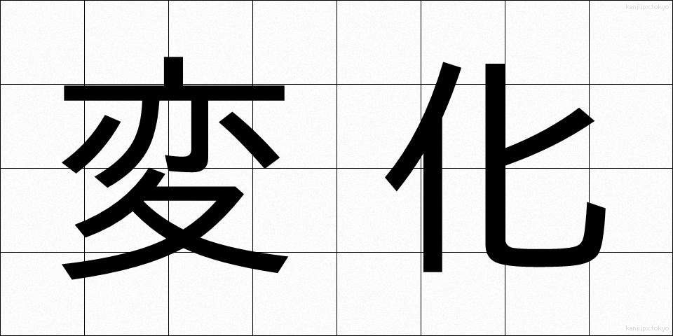 変化 (へんか)