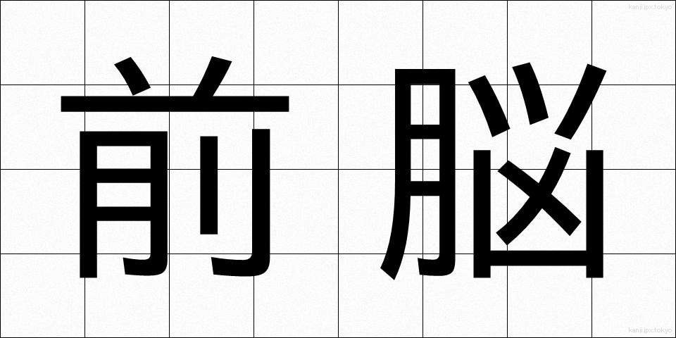前脳 (ぜんのう)