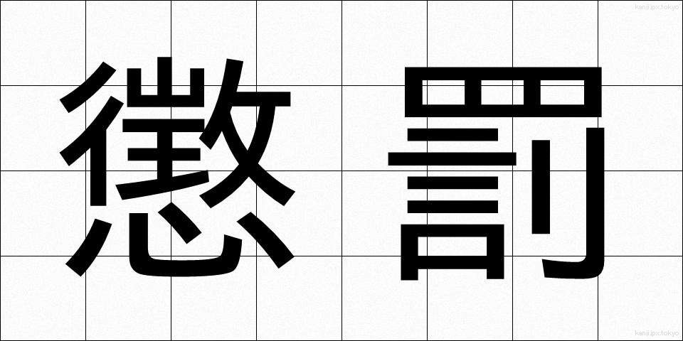 懲罰 (ちょうばつ)