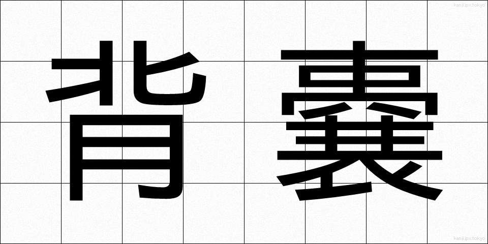 背嚢 (はいのう)
