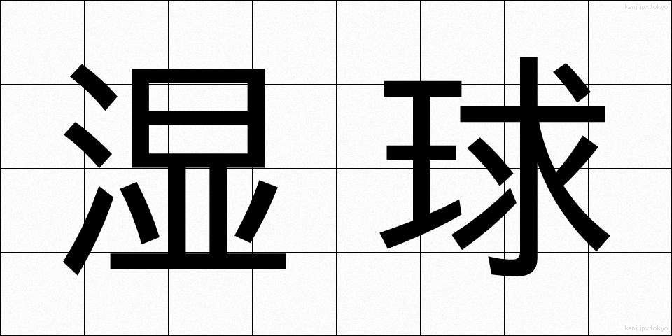 湿球 (しつきゅう)