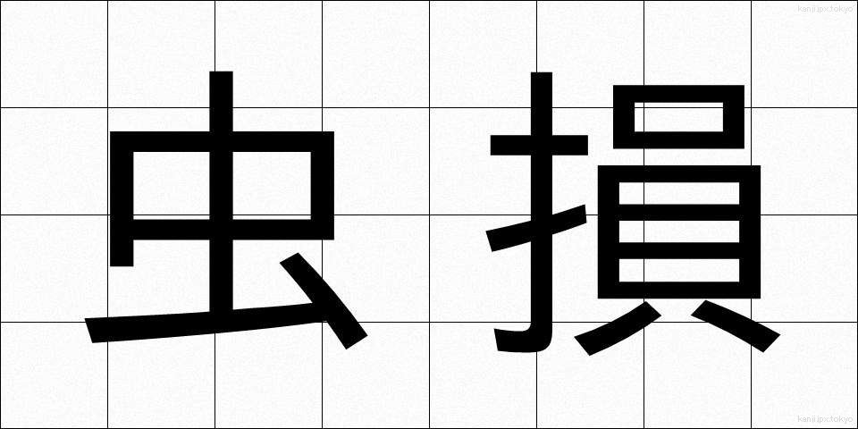 虫損 (むしそん)
