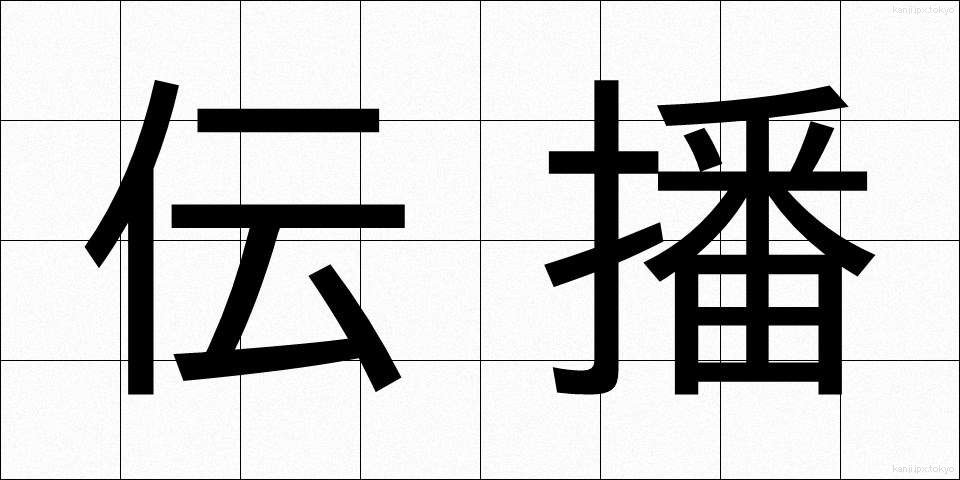 伝播 (でんぱ)