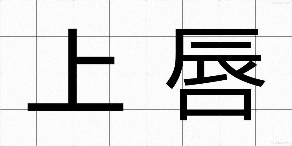 上唇 (じょうしん)