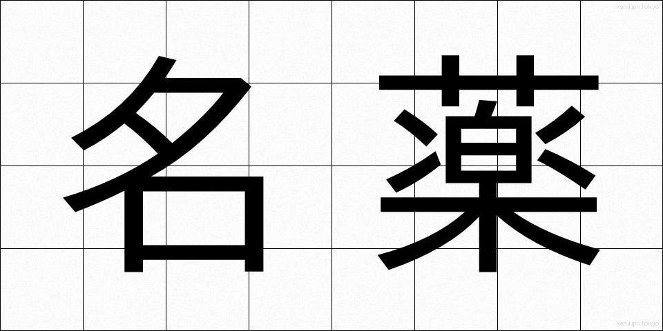 名薬 (めいやく)