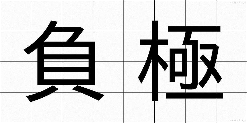 負極 (ふっきょく)