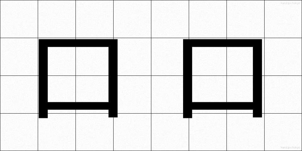 口口 (くちぐち)