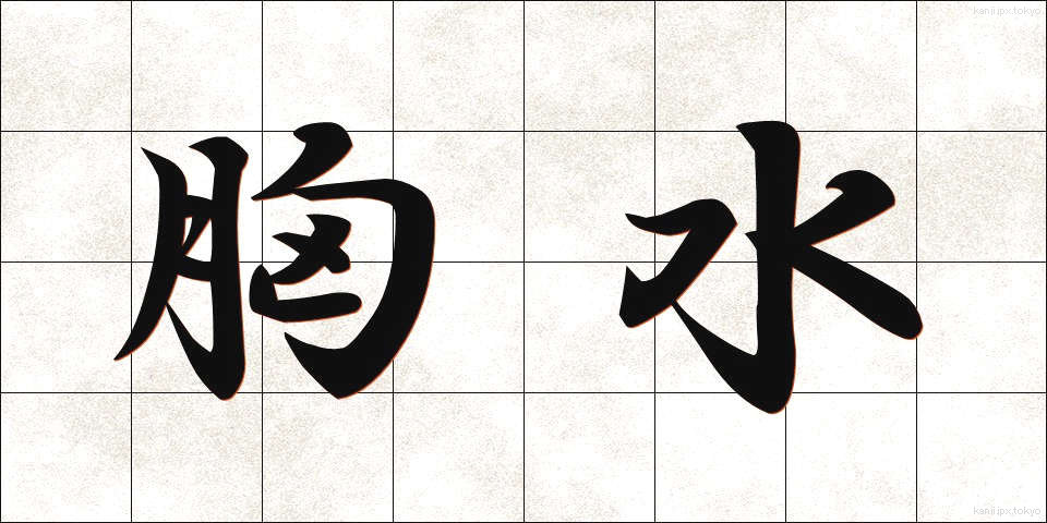 胸水 (きょうすい)