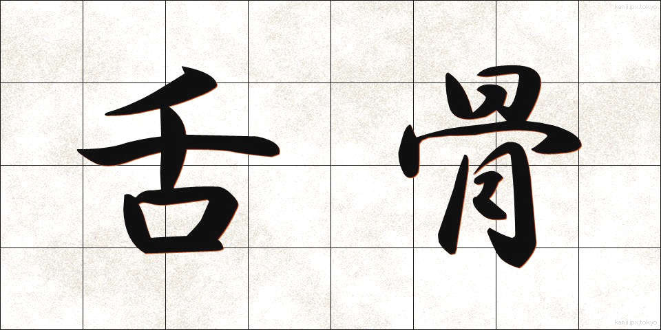 舌骨 (したこつ)