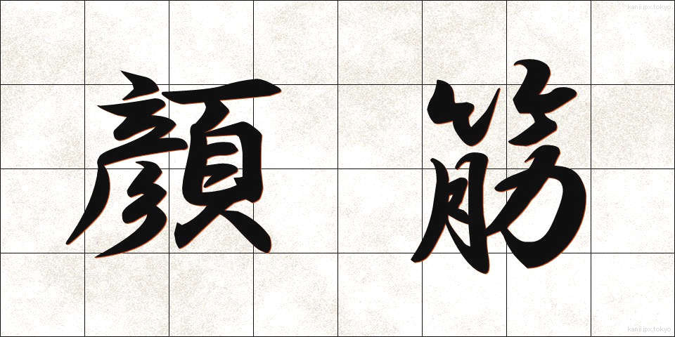 顔筋 (がんきん)