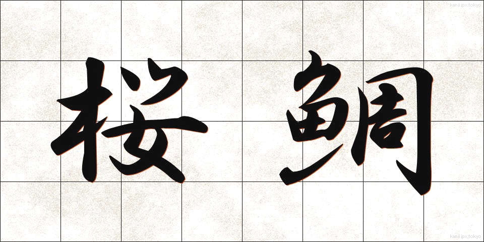 桜鯛 (さくらだい)