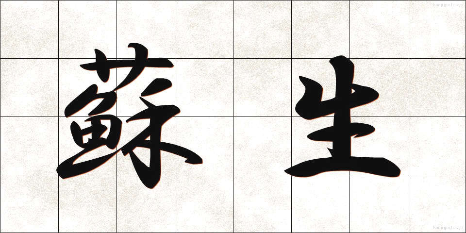 蘇生 (そせい)
