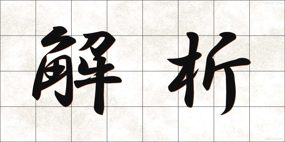 解析 (かいせき)