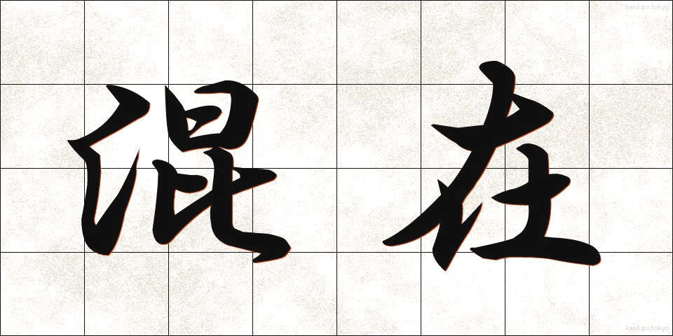 混在 (こんざい)