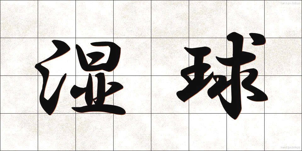 湿球 (しつきゅう)