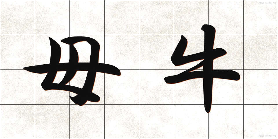 母牛 (ぼぎゅう)