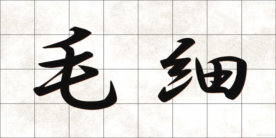 毛細 (もうさい)