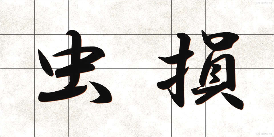 虫損 (むしそん)