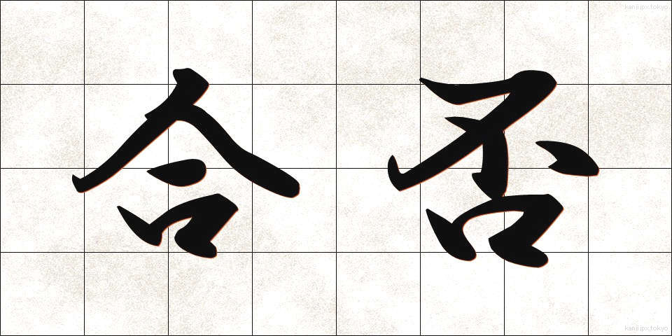 合否 (ごうひ)