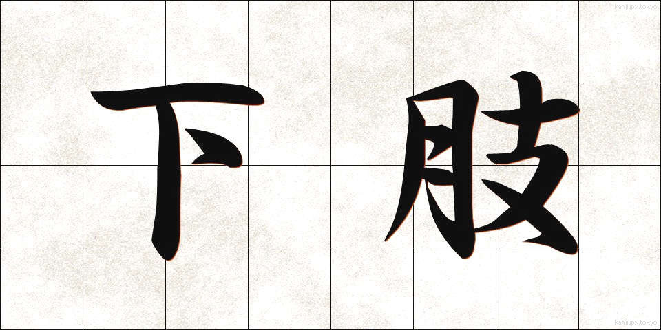 下肢 (かし)