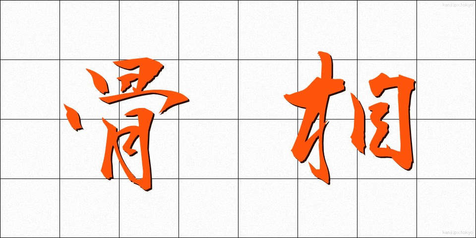 骨相 (こっそう)