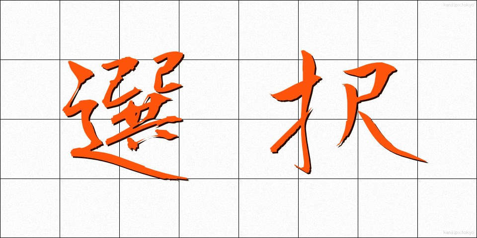選択 (せんたく)
