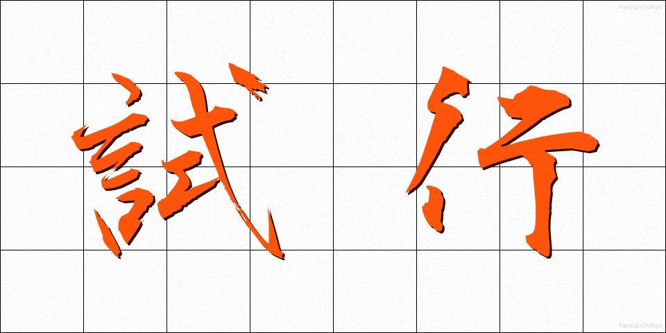試行 (しこう)