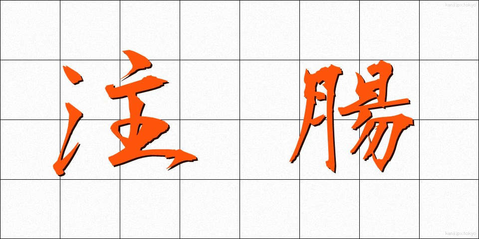 注腸 (ちゅうちょう)