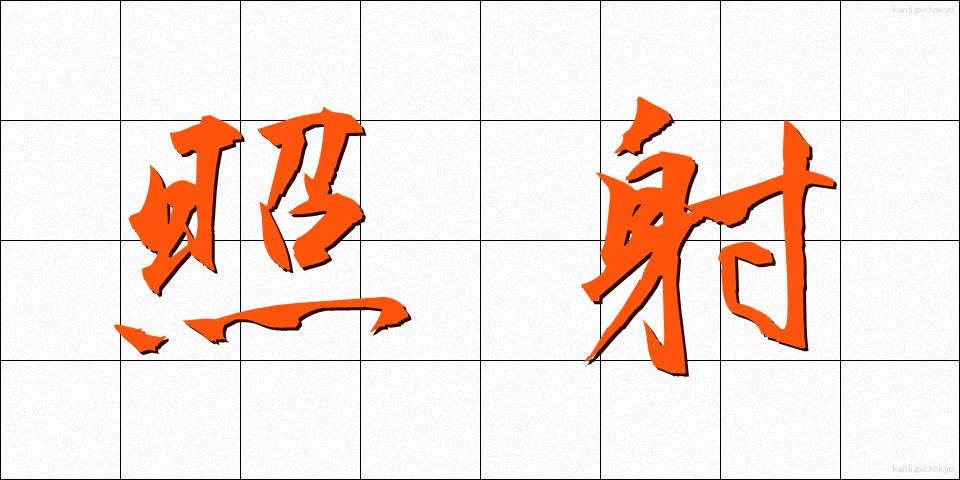 照射 (しょうしゃ)