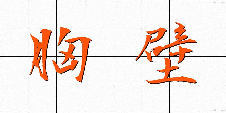 胸壁 (きょうへき)