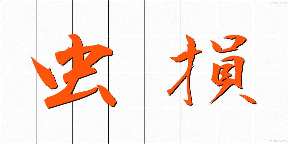 虫損 (むしそん)