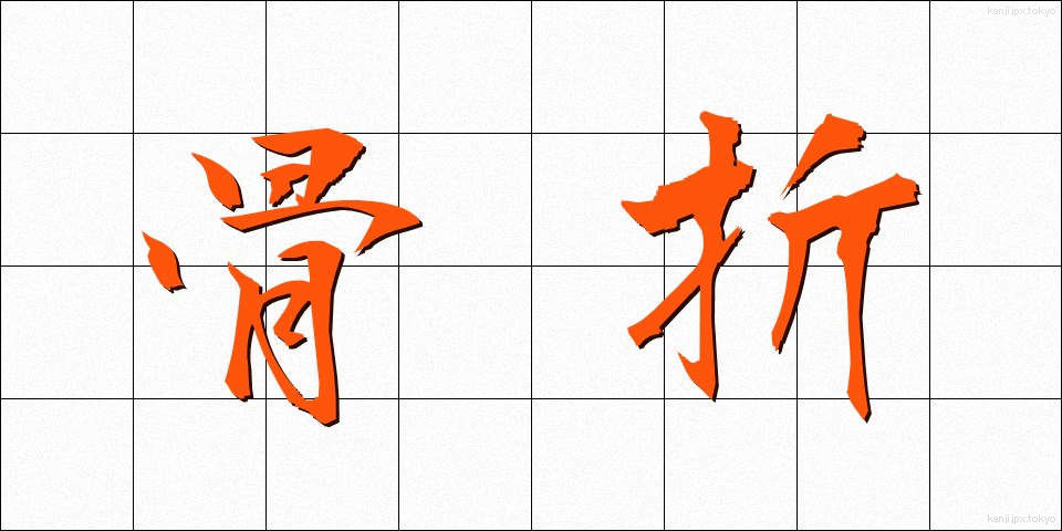 骨折 (こっせつ)