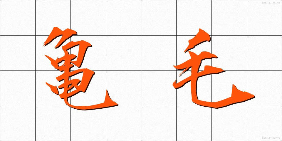 亀毛 (きもう)